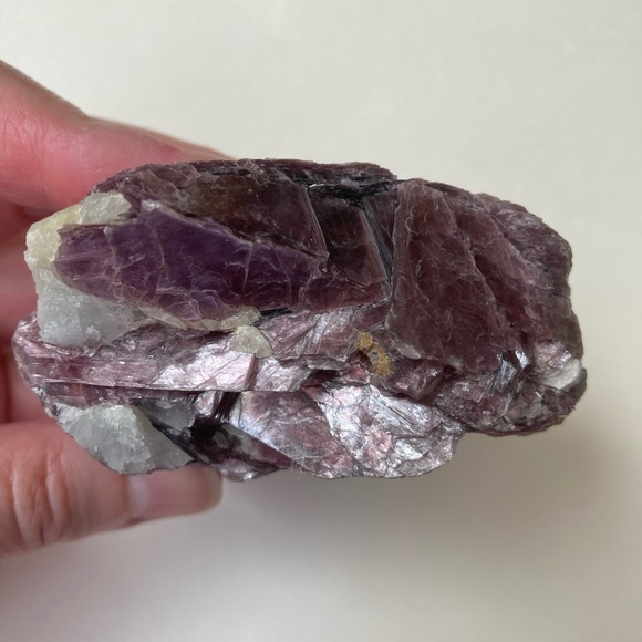 Lepidolite With Quartz - Picture 16 of 16